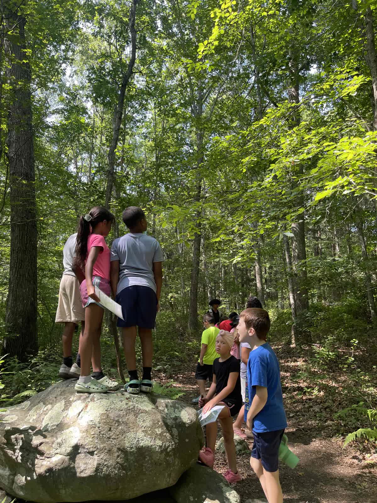 In the survivor program, campers learn outdoor skills, teamwork, and resourcefulness in a fun, adventurous way. It’s a chance to explore nature, build resilience, and gain confidence in the outdoors. Campers will leave this program with new skills, including how to construct shelter, fish for food, build a fire pit, and more!
